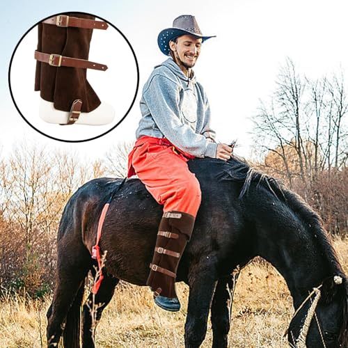 Men's Medieval Boot Covers,Renaissance Pirate Costume Boots Cover,Faux Leather Steampunk Shoes Cover,Viking Warrior Knight Armor Leg Gaiters Cosplay Accessory 7