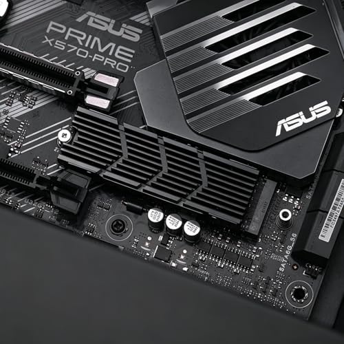 Image of M.2 2280 SSD Heatsink,Heat Sink for Cooler, Double-Sided Cooling with Nano Thermal Pad for PC, PS5, PCIe NVMe & SATA M.2 SSDs, Prevents Overheating & Performance Throttling