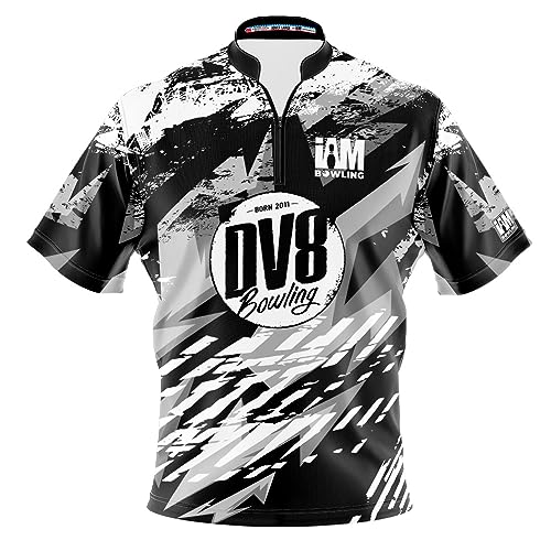 Logo Infusion Dye-Sublimated Bowling Jersey (Sash Collar) - I AM Bowling Fun Design 2020-DV8 - DV8 (X-Large) Multicolored