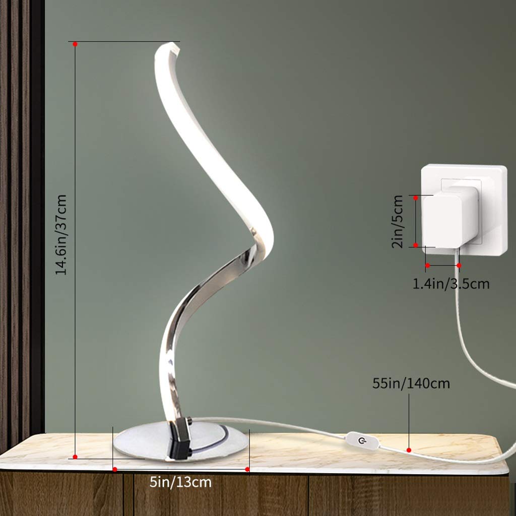 Amazon.co.jp : 3色 スクリューLED電気スタンド 調整可能なライト