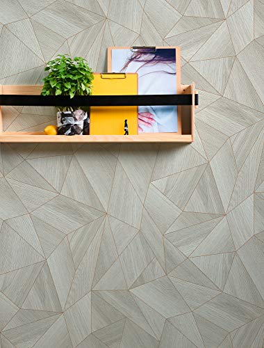 A.S. Création Geometric Wallpaper Elements Non-Woven Wallpaper 10.05 m x 0.53 m Grey Gold Made in Germany 361332 36133-2 - Image 2