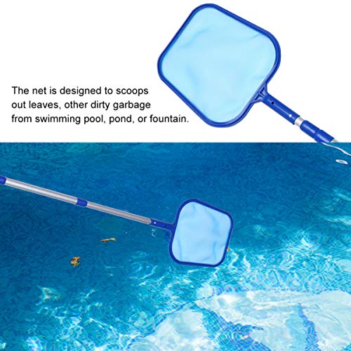 1 Conjunto Rede De Limpeza De Piscina Ferramenta De Malha De Piscina Rede De Desnatação De Folhas Li