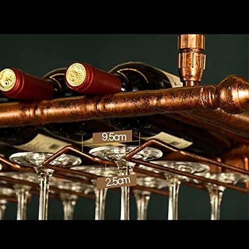 Support verres à vin de plafond anti encombrement étagère de rangement