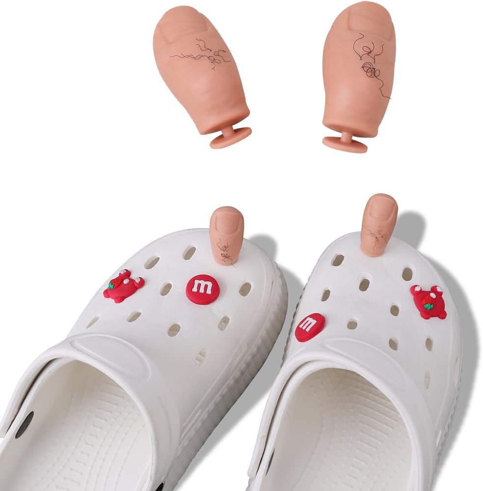 Crocs Charm Charm Scarpé A Forma Di Dita Del Piede Per Crocs