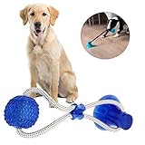 GRAN BOUNCY: cuando arroja la pelota al suelo, rebotará alto, adecuada para jugar en el patio, parque. También inspira el instinto de caza de mascotas para perseguir locamente esta pelota, lo que puede entrenar mejor la agilidad de las mascotas.