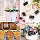 RXKFIGX 50 Stück Holz Kreidetafel Klein Mini Kreidetafel Set Mini Tafel Memotafel Mit Klammer Mini Tafeln Zum Beschriften Hölzern Mini Tafeln mit Klipp Home Hochzeit Party Dekoration Kräutertöpfen
