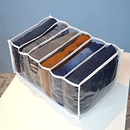 Kit 6 Colmeia organizadora calça jeans, bermudas jeans 20x25x40cm com 6 espaços - Organizlux