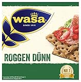 wasabi pflanze herzhaft, knusperig, luftig Wasa Knäckebrot Roggen Dünn Familienpackung, 12er Pack (12 x 410g)