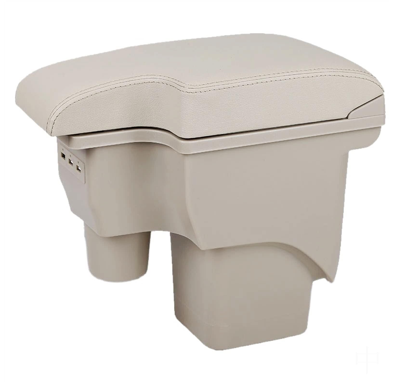 Coussin d'accoudoir central de voiture Compatible avec Ford Pour Focus 2 Mk2 : Boîte de rangement pour accoudoir console centrale port USB
