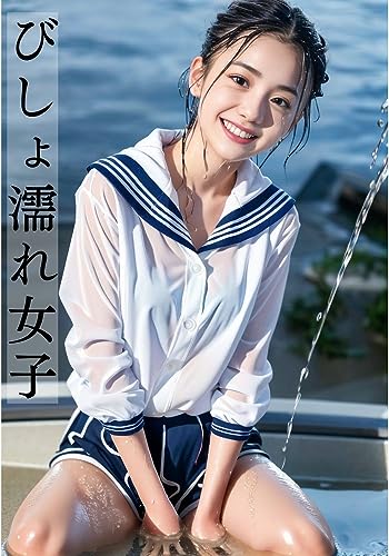 びしょ濡れ女子
