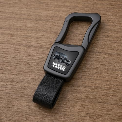 Image of Greenworld Scratch proof Fob Key Heavy Duty Keychain Compatible With New Mahin-dra Scorpio /bolero /xuv700 /xuv300 /3xo with new mahin-dra logo