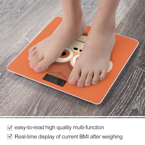 Báscula Digital Big Face Monkey de Vidrio Templado para Baño miniatura 5