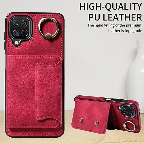 Coque portefeuille Samsung Galaxy A12 4G antichoc avec double aimant - 3