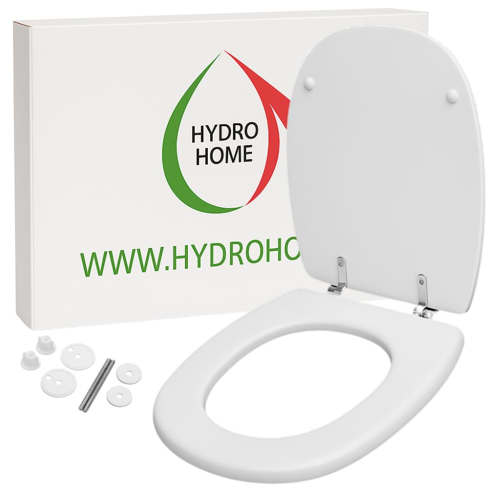 Copriwater Compatibile Pozzi Ginori Square – Legno Verniciato Bianco, Economico – by HYDRO HOME