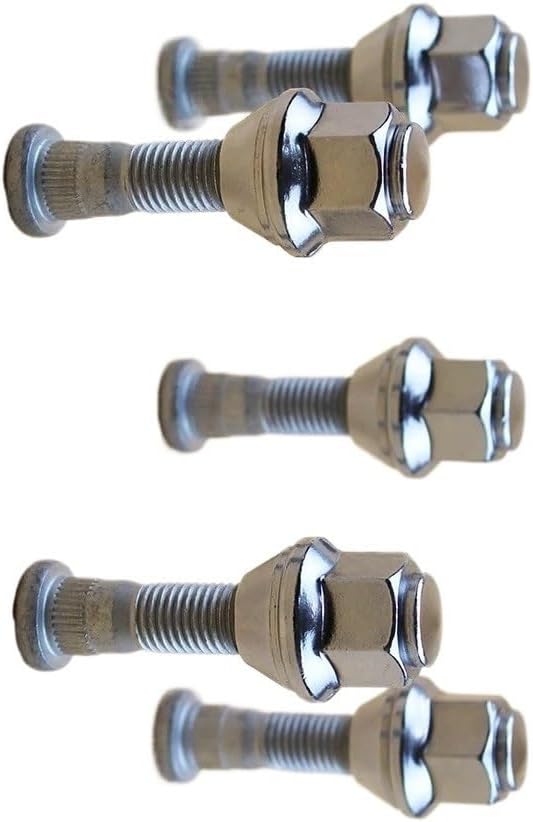 Wheel Studs Replacement Compatible with Mondeo 2004 2005 2006 2007 Tire Bolts Wheel and Bearing Mounting Bolt Replacements Steel Tire Bolt Replacements