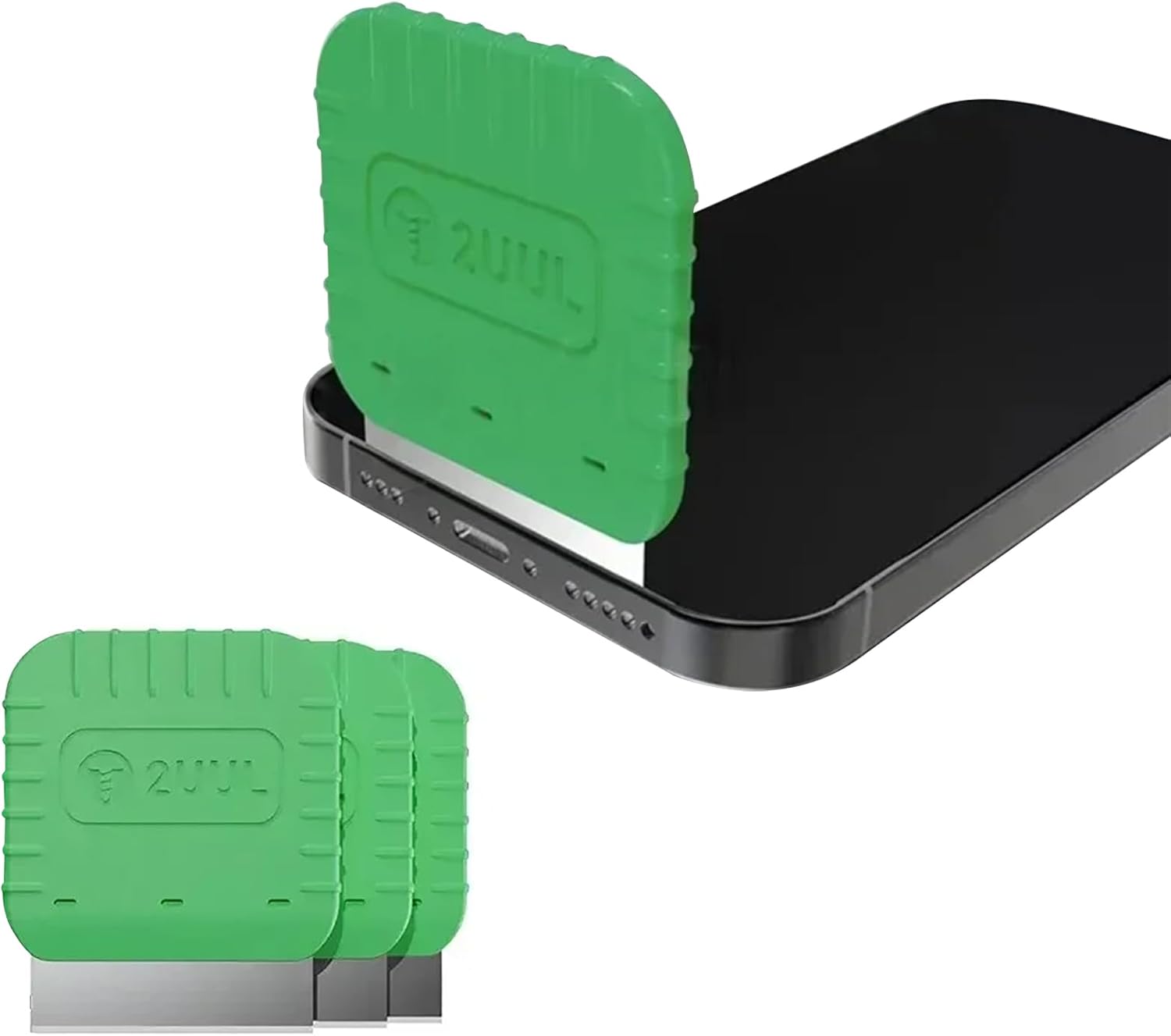 DIYPHONE 3Pcs LCD Screen Repair Disassembly Tools，Mobile Phone LCD Screen Dismantling Prying Tool，Removal Bracket Edge Adhesive OCA Polarized Shovel Blade Kit for Cellphone Tablet Repair Hard Blade