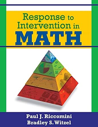 Response to Intervention in Math book cover
