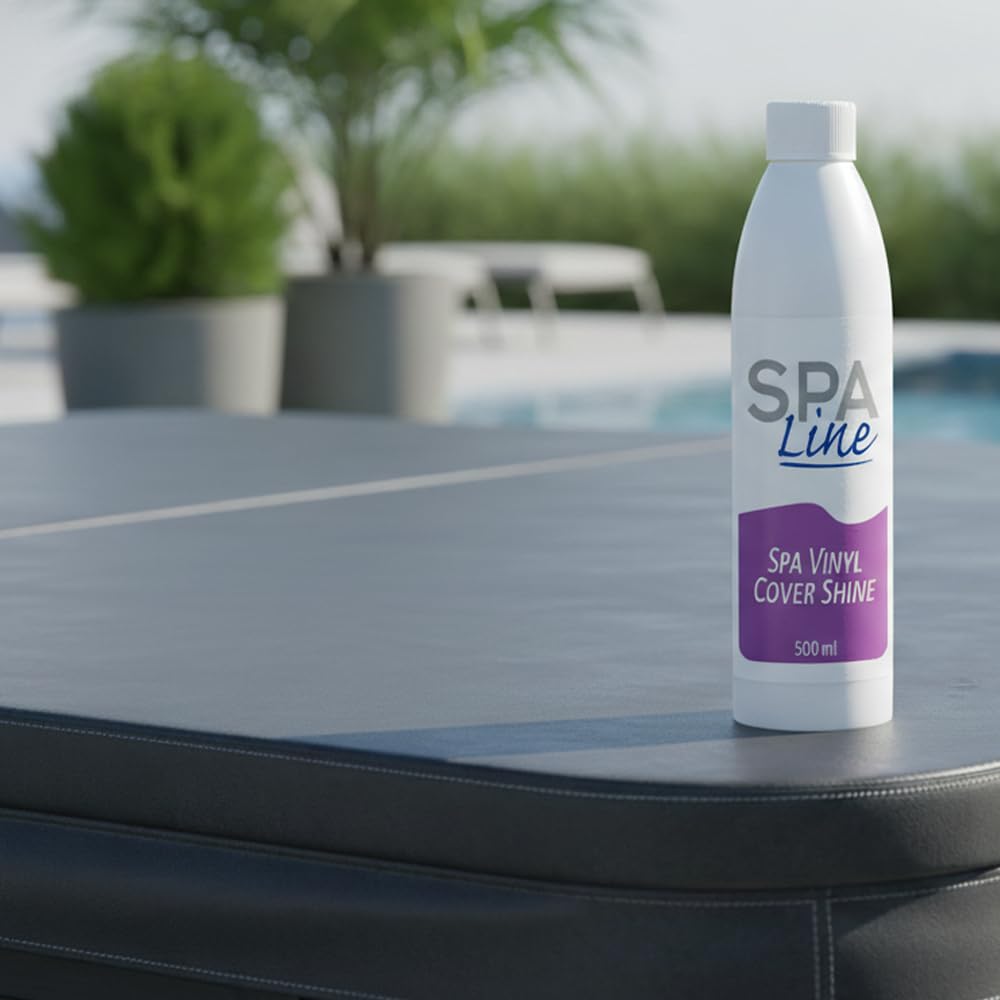 Spa Line Cover Shine 500 ml Whirlpool Abdeckungsreiniger & Vinylreiniger – Pflege, Schutz & Glanz für Whirlpool Abdeckung