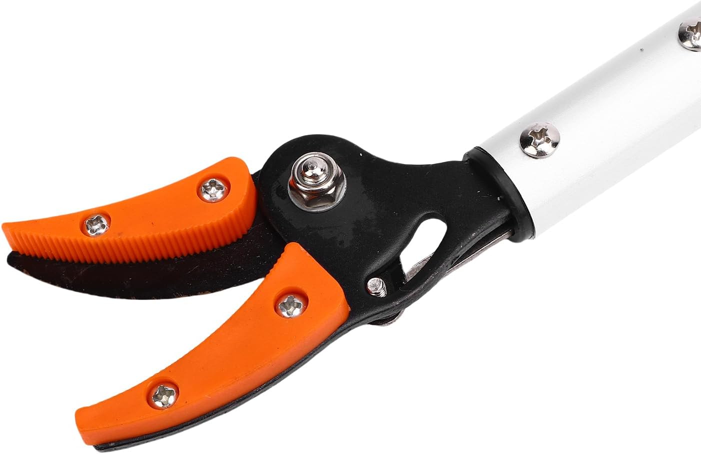 AUNMAS Fruit Picker Pole, Effortless Stem Cutting High Carbon Steel Cutter Single Handed Use Tree Pruner for Orchard Balcony Farm Gardening