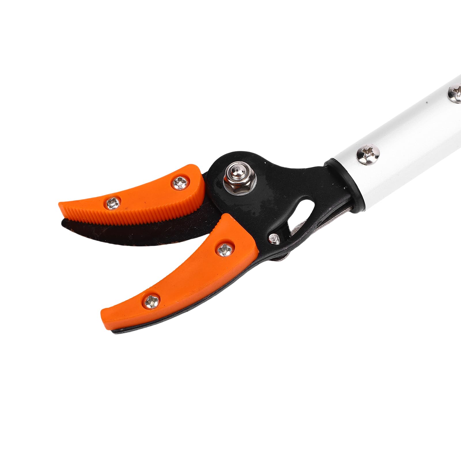 Jiawu Tijeras Recolectoras de Frutas, Podadora Profesional de Frutas de 2 Pies con Cortador Afilado, Gancho Asistido, Revestimiento de Baja Fricción, Podadora de árboles Frutales con Ergonómico