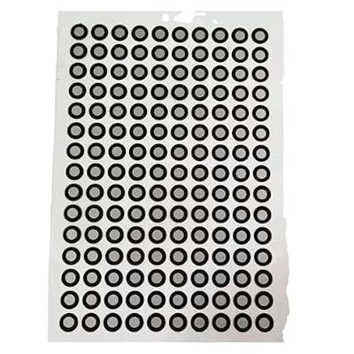 1000 Dots High-Light PET Material Tear Resistance Reflective Positioning Point Marker Points for 3D Scanner for Complex Details(Inner 6 Outer 10)