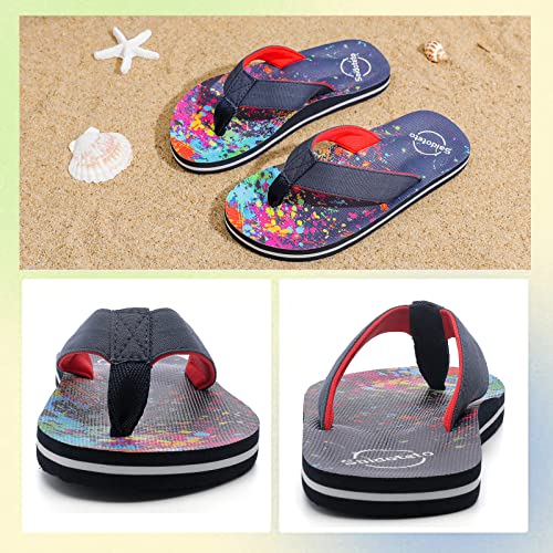 Image of Saidoteto Boys Girls Flip Flops Child Summer Slip-on Thong Sandals Beach Pool Water Shoes(Little /Big Kid)