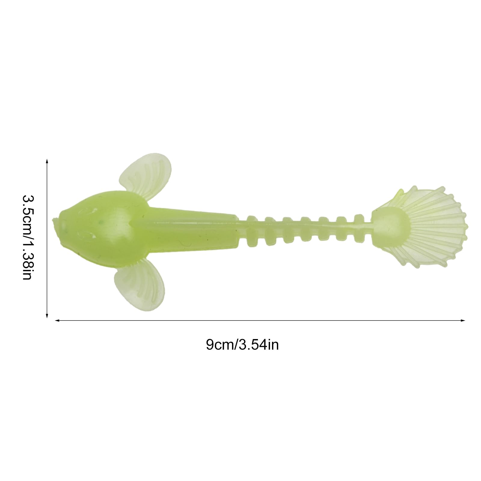 Appâts de pêche, 6 pièces Simulation Loach appâts Souples leurres de Natation Souples leurres à coulage Lent leurres de pêche Loach Souple appâts de pêche Souples(Red Head White)