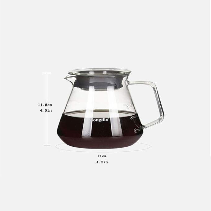 Cafetera de Filtro Manual con Jarra de Vidrio Borosilicato miniatura 2