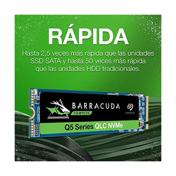 Seagate Barracuda Q5, 1TB, SSD M.2 NVMe PCIe Gen3×4 - Image 3