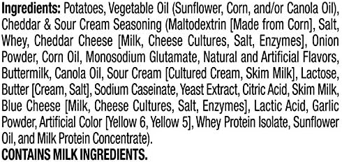 Ruffles Potato Chips, Cheddar Sour Cream, 1oz (40 Count)