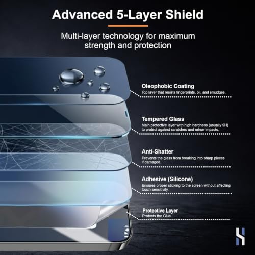 Image of Tempered Glass for Nothing Phone 3A Lite | CMF 2 Phone Pro Military Grade 9H Screen Guard, Anti-Scratch, Shatterproof, Edge-to-Edge Full Coverage - Black Border