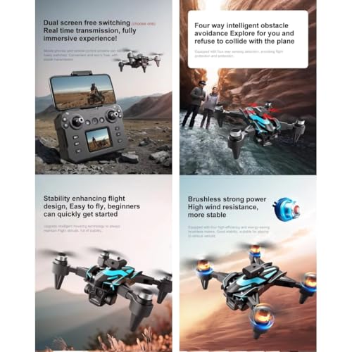 Image of Drone with 4k Camera Foldable 1080P HD Drone with FPV Live Video, Smart Gestures Selfie, Altitude Hold, One Key Take Off /Landing, 3D Flips for Kids and Adults.