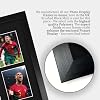 HWC Trading Cristiano Ronaldo Portugal 16 x 12 inch (A3) Printed Gifts Signed Autograph Picture for Football Fans and Supporters - 16 x 12 Framed