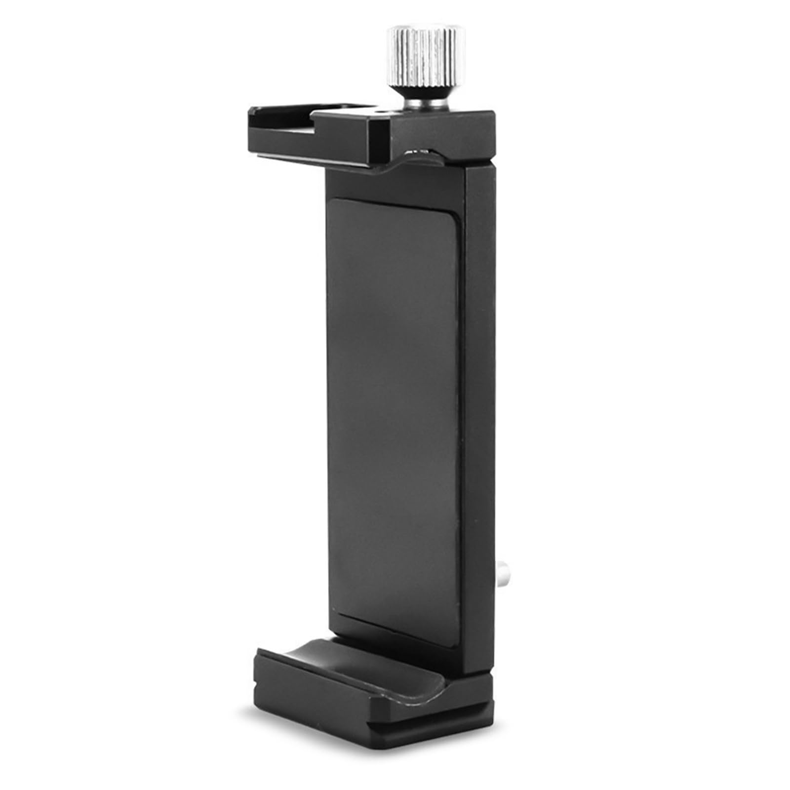Yazhuq Smartphone Tablets Tripods Mount Phone Holder Clamp Aluminum 9-12cm Cold Shoe 1/4in for Smartphone Phone