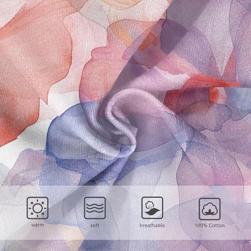 visesunny Boys Cotton Underwear Elegant Watercolor Flower Printed Toddler Soft Training Briefs Size 2T-8Y for Kids 7