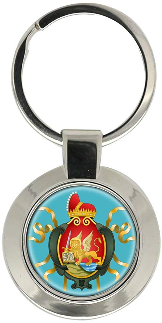 Giftshop Uk Unisex Silver Coloured Metal Venice Venezia (Italy) Key Ring