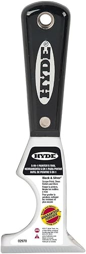 Hyde Tools 02970 Black & Silver® - Multiherramienta 5 en 1, paquete de 5