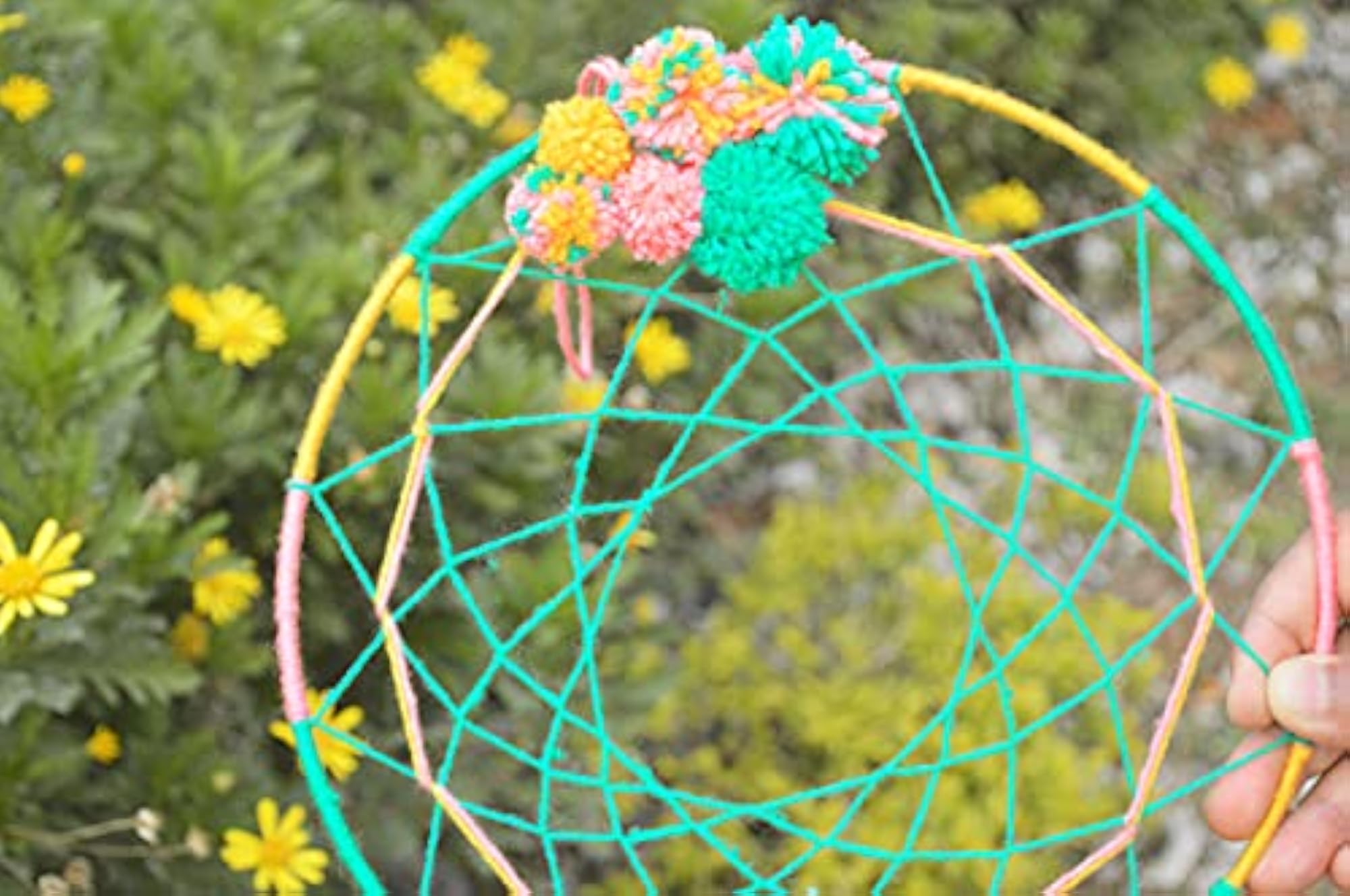 Handmade Dream Catcher Wall Hanging, Bohemian Decor Gift