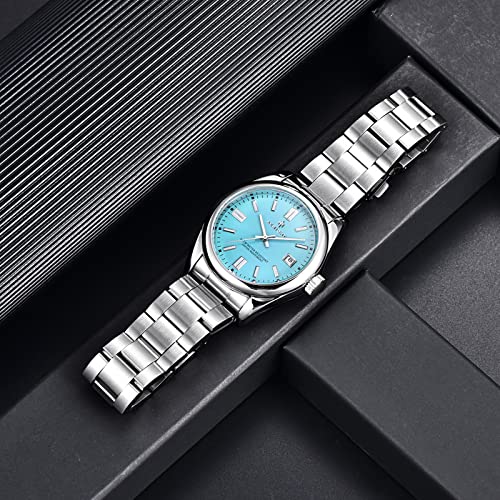 BY BENYAR AKNIGHT Herenhorloge, analoog kwartsuurwerk, stijlvol chronograaf, casual, sportdesign, 50 m waterdicht, elegant cadeau voor mannen - Afbeelding 7