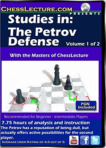Chess Lecture Studies in: The Petrov Defense - 2 DVDs Volume 129