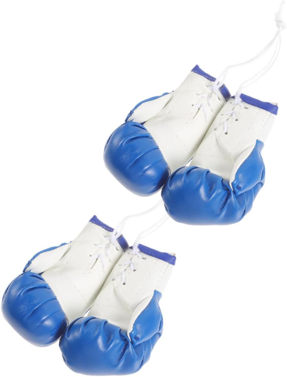 Ciondolo Portachiavi BAY® Con Mini Guantoni Da Boxe In Metallo - Regalo
