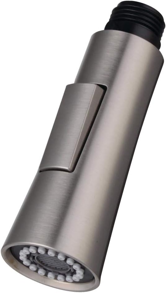 Kingston Brass KH8218 2-Function Pull-Down Kitchen Faucet Sprayer Head, Brushed Nickel