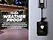 WESTEK Outdoor Remote Control Outlet Switch Kit with Wireless Receiver (RFK326LC) , Black