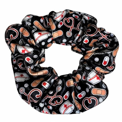 Infinity Collection Nurse Scrunchie, Hair Ties, and Nursing Elastics Gift