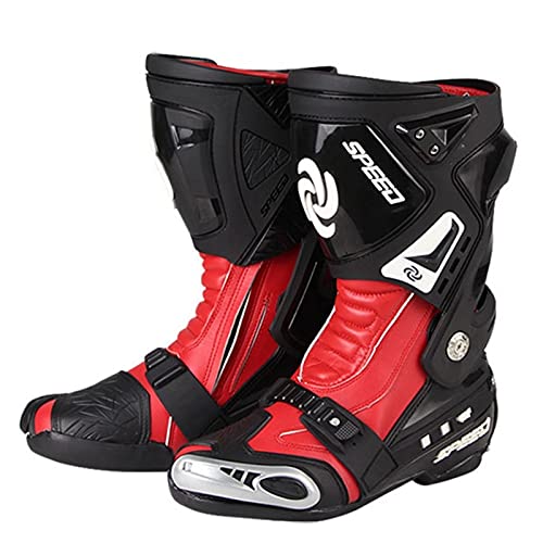 Stivaletti Pelle Motociclista Stivali Da Moto In Pelle Corti Uomo - Foto 2