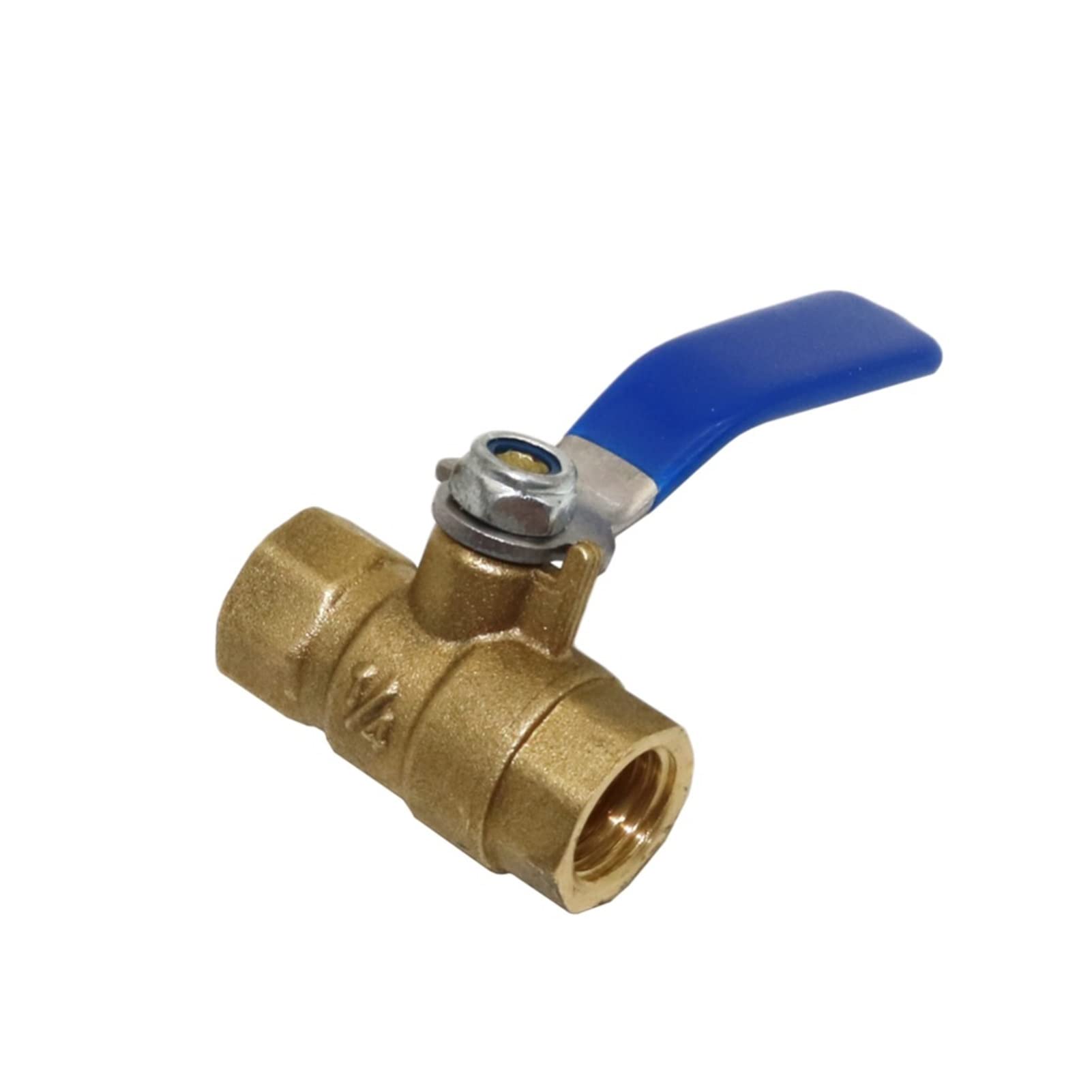 Schlauchverbinder Adapter 3/8 Zoll Gleitverschluss Schnellverbinder Ventil für Gartenbewässerung Nebelkühlsystem Messing Absperrkugelhahn Schlauchadapter 1 Set