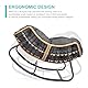 SWITTE Outdoor Schaukelei-Stuhl Indoor Papasan Rattan Weiden-Lounge Modern Royal für Schlafzimmer Wohnzimmer Veranda Garten Rasen - Dunkelgrau