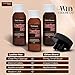 Leather Max Complete Leather Refinish, Restore, Recolor & Repair Kit/Now with 3 Color Shades to Blend with/Leather & Vinyl Refinish (Bold Blacks)