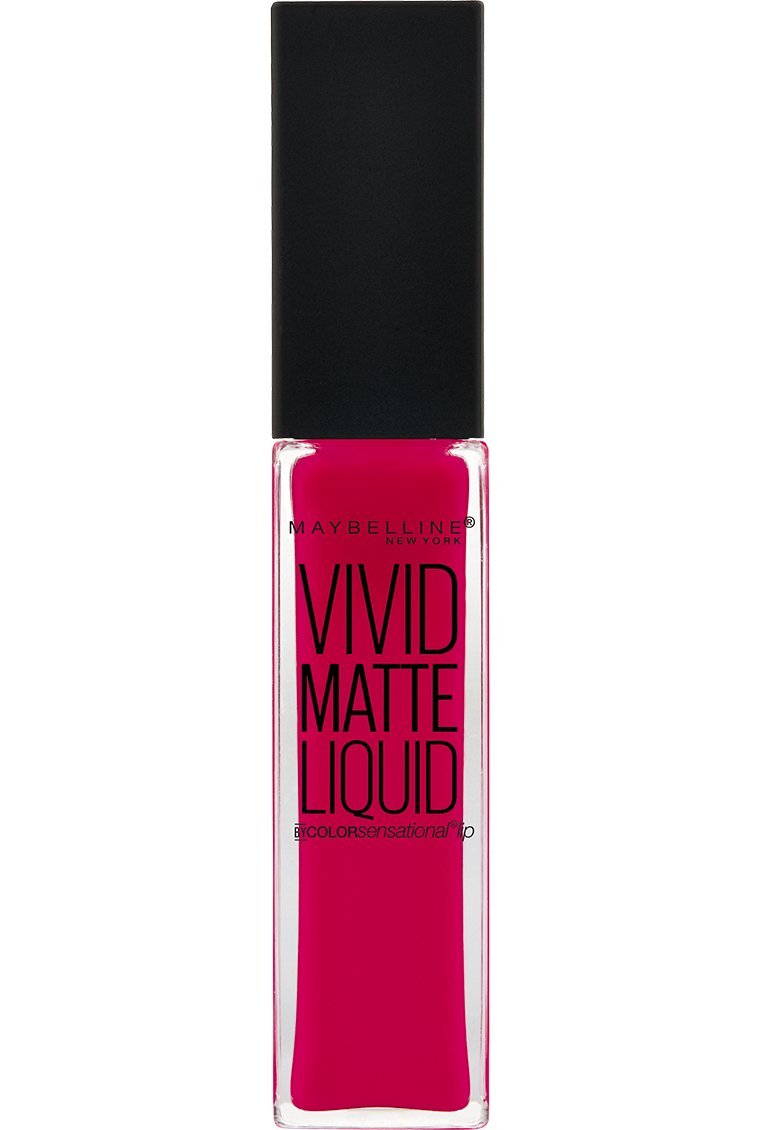 Maybelline Color Sensational Vivid Matte Liquid 30 Fuchsia Ecstacy barra de labios Rosa Mate - Barras de labios (Rosa, Fuchsia Ecstacy, 1 Colores, Mujeres, Mate, Líquido)