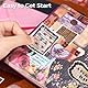Funto Scrapbooking-Set (185 Teile), Mittelalter Kapitel - Rosengarten, Perfekt für Bullet Scrapbooking Materialien, Planner DIY Kunst Collage.